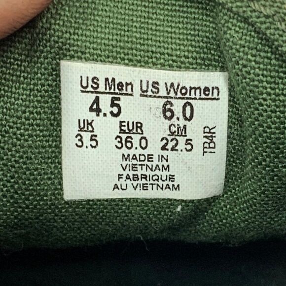 Vans‎ Women's Size 6 Custom Bleached Low Top Canvas Sneakers - Picture 10 of 10